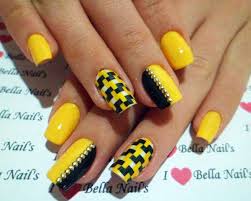 Unhas Decoradas amarelas